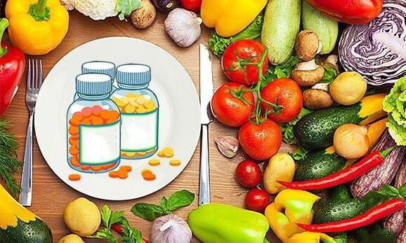 Gücü arttırmak için ürünlerdeki vitaminler