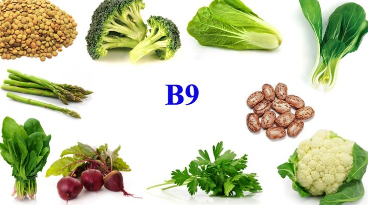 potens için ürünlerde B9 vitamini